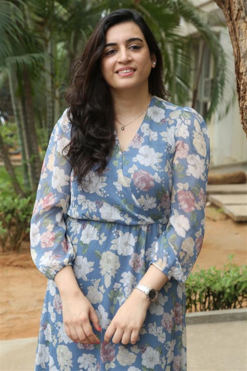 Telugu Actress Krishna Manjusha at Konchem Hatke Movie Launch